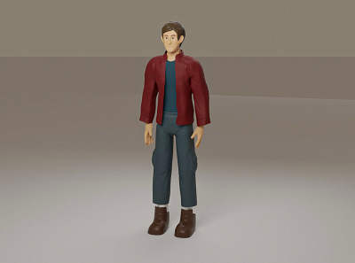 Meet Julio 3d 3dcharacter 3ddesign 3dmodel blender design illustration lowpoly