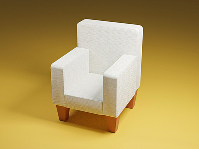 3D Sofa 3d 3ddesign 3dmodel blender design illustration lowpoly