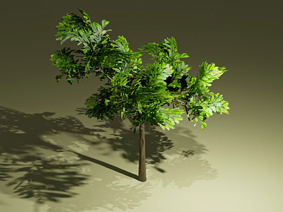 3D Realistic Tree 3d 3ddesign 3dmodel blender design illustration lowpoly