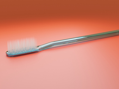 3D Toothbrush 3d 3ddesign 3dmodel blender design illustration lowpoly