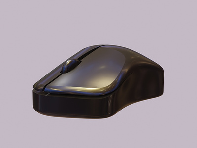 3D Wireless Gaming Mouse 3d 3ddesign 3dmodel blender design illustration lowpoly