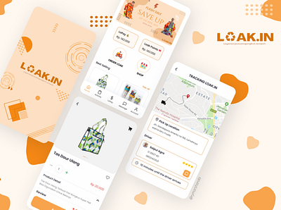 Loak.in app branding design mobile mobile application mobileapp ui uidesign