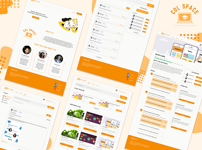 Col - Space branding design education ui uidesign web application webapp webapp design webapplication