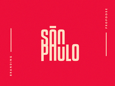 São Paulo - Branding Propose brand brazil city citybranding logo modern rebrand saopaulo