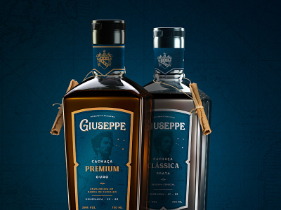 Giuseppe | Premium and Classic Labels beverage brand branding illustration label logo print