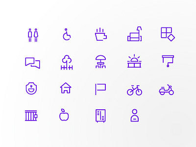 Icons for Casa do Impacto icons outline pictograms pixel perfect