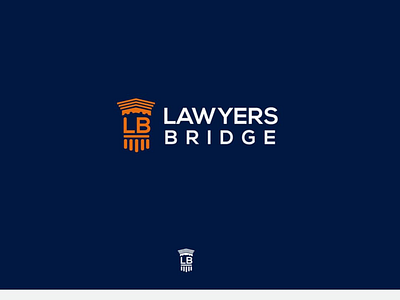 Lawyers Brige branding design illustration logo vector