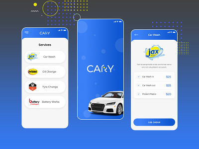 Carry Mobile App Ui Design