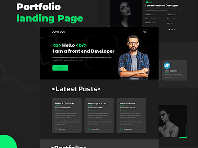 Personal Portfolio landing page