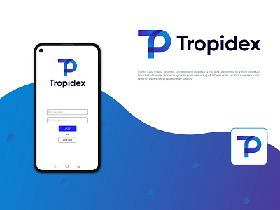 Tropidex- Logo identity TP letter logo mark