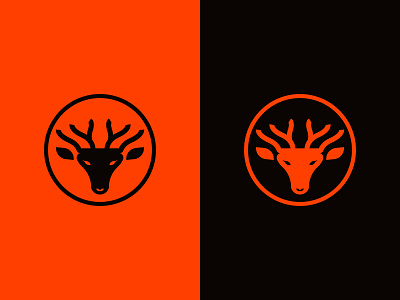 Deer logo design animal antlers branding caribou deer deer head design elk geomatric icon illustration logo moose nature reindeer symbol vector winter zoo