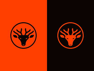 Deer logo design animal antlers branding caribou deer deer head design elk geomatric icon illustration logo moose nature reindeer symbol vector winter zoo