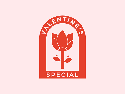 Valentine's special art celebrate design flower happy icon illustration leaf logo love minimal nature primrose romantic rose valentines day valentines special vector wedding