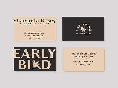 Early bird business card