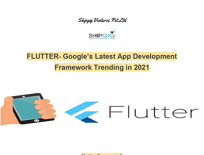 FLUTTER Google s Latest App Development Framework flutter front end development userinterface website design