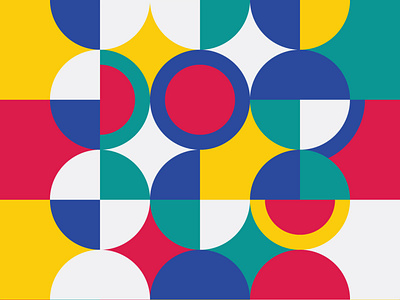 Geometric Pattern Poster Part 2 adobe design geometric graphic design illustration poster vector