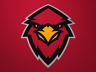 Cardinals bird cardinals concept logo sports