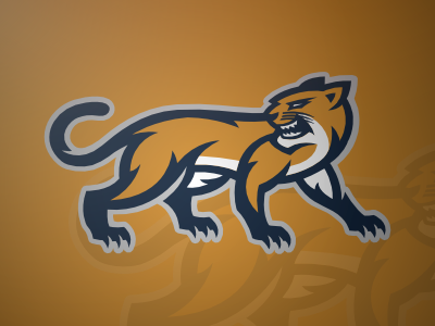 Cougars claw concept cougar growl panther paw sports