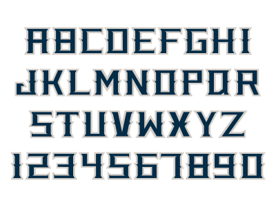 Elite Typeface baseball custom elite font sports typeface