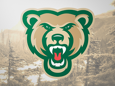 Bears bear bears concept grizzly logo sports