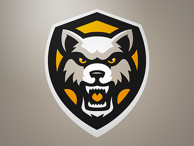 Wolves logo shield sports wolf wolves