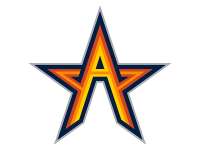 Astros a astros baseball houston league major retro star