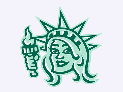"Lady" Liberty clink liberty new of room sports statue york