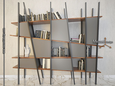 libreria Shangai book bookcase design furniture interior scaffali