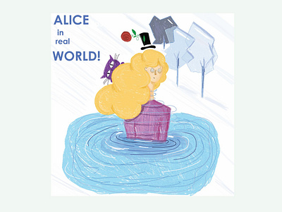 alice in real world! art artist childrens book digitalart illustration illustration art illustrations illustrator photoshop