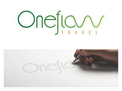 One Flow Travel brand brand identity branding branding and identity creative design icon identity logo logo design logodesign logos logotype minimal modern modern logo monogram symbol typography wordmark