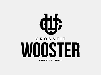 Crossfit Wooster (Rejected) badge badge logo branding crossfit design fitness graphic design gym logo illustration logo logo design monogram ui vector