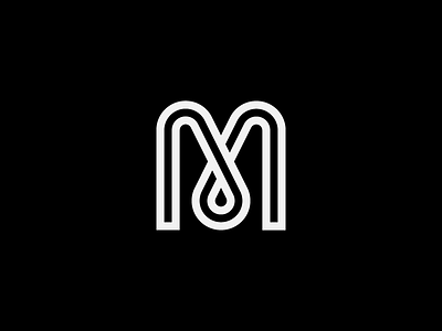 Loop M logo logo design m logo minimalist design modernist m modernist mogo