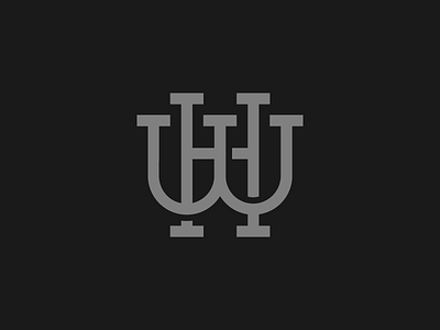 WH Monogram 3 logo logo design monogram weha west hartford fire department wh