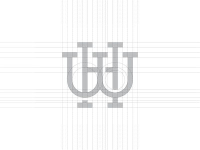 WH Monogram 3 - GRID logo logo design monogram weha west hartford fire department wh