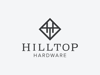 Hilltop Hardware badge design badge hunting badge logo capentner carpentry logo construction hardware hardware logo ht logo ht monogram logo monogram woodworking