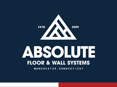 Absolute Floor & Wall Systems a logo a monogram badge badge design badge logo badgedesign branding carpentry connecticut construction design flooring logo graphic design identity identity design logo logo deisgn logo design monogram tile