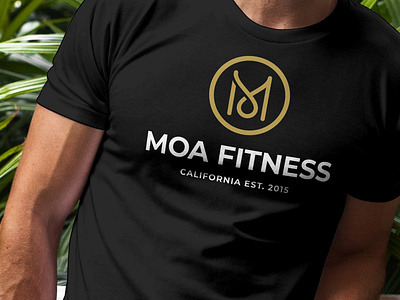 Moa Fitness 2  Shirt Mockup