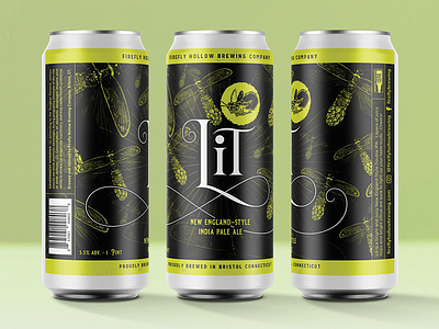 Lit beer beer art beer branding beer can beer label branding branding design craftbeer firefly graphicdesign identitydesign insect ipa package package design package mockup packagedesign packages packaging packaging design