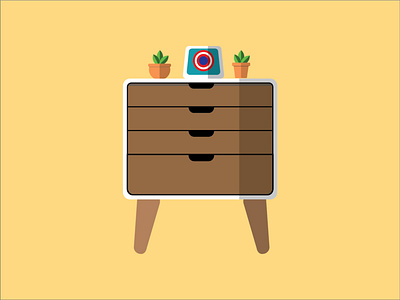 Cabinet cabinet flatdesign flatillustration illustrator