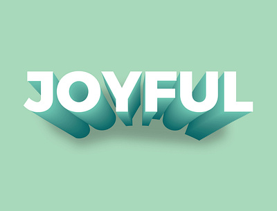 JOYFUL design graphic design joyful logo typography