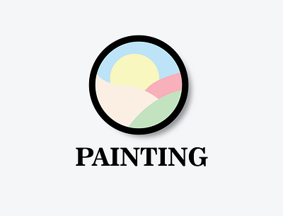 "PAINT" design flat illustration flatdesign illustration logo vector