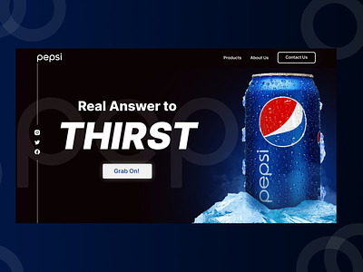 Pepsi WebsiteShot