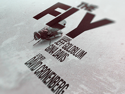 The Fly ver. 1 horror poster print