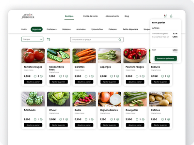 Greengroceries e-store e commerce e shop e store green groceries modern product design shopping ui ui design ux ux design vegetables webdesign website