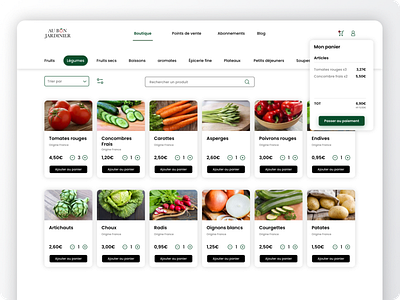 Greengroceries e-store