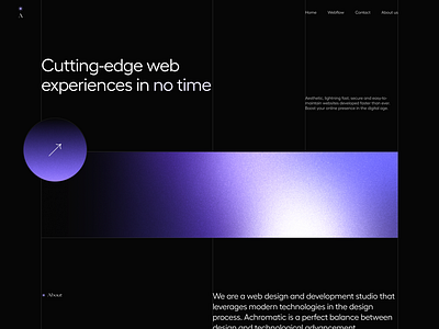 Achromatic | Web Design & Development Studio