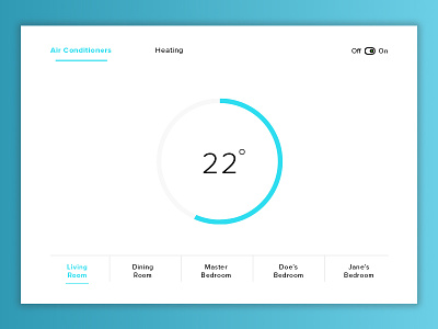 Daily UI #021 : Home Monitoring Dashboard color creative dailyui dailyui100 dashboard design home landing minimal simple ui ux