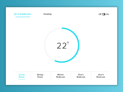 Daily UI #021 : Home Monitoring Dashboard color creative dailyui dailyui100 dashboard design home landing minimal simple ui ux