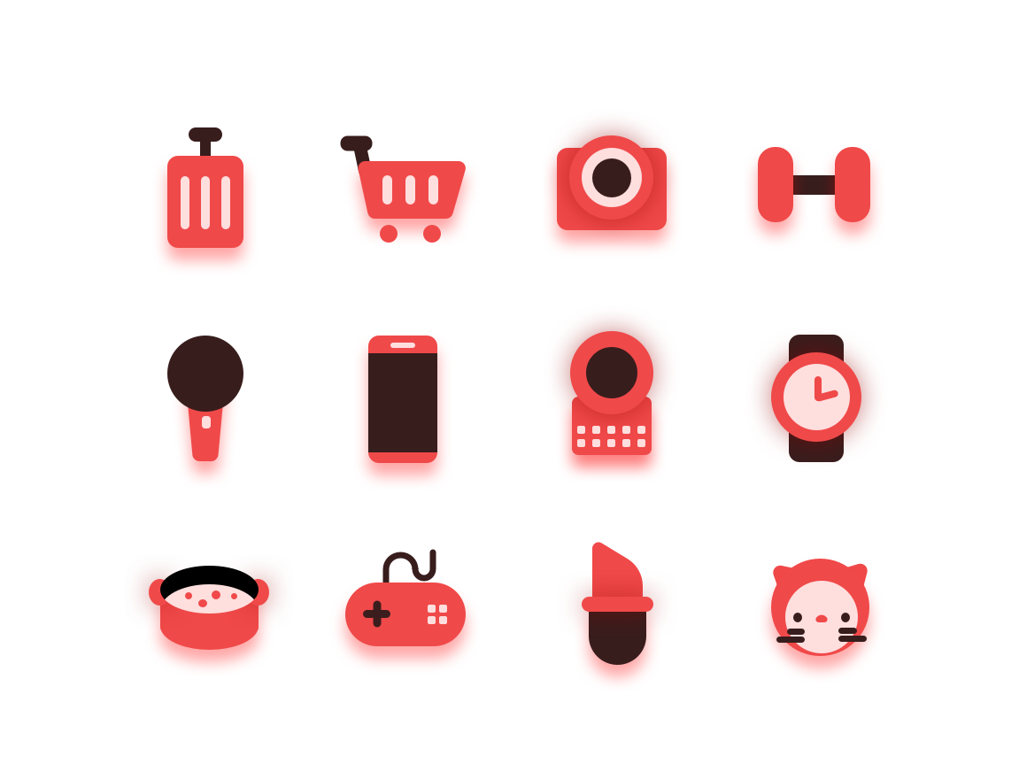 Red Icon by Eden on Dribbble