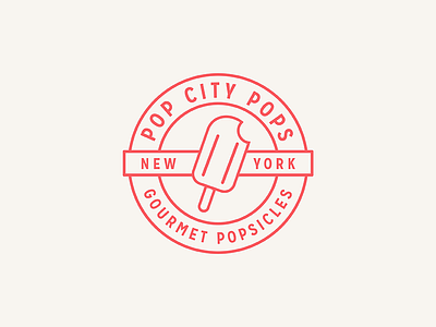 Pop City branding identity illustration logo pop popsicle